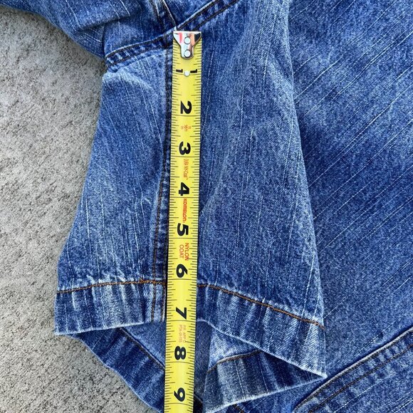 Kings Sze Mens Flat Front Cargo Denim Shorts‎ - Tag is 46 but Measures 44" - Picture 7 of 9